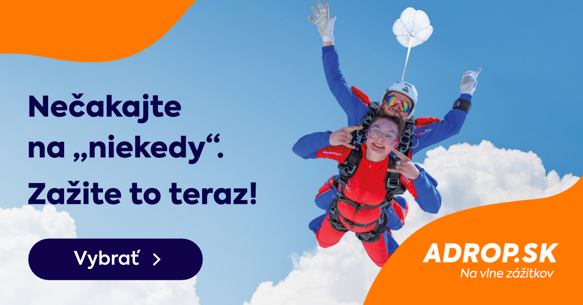 Adrop.sk zážitkové darčeky